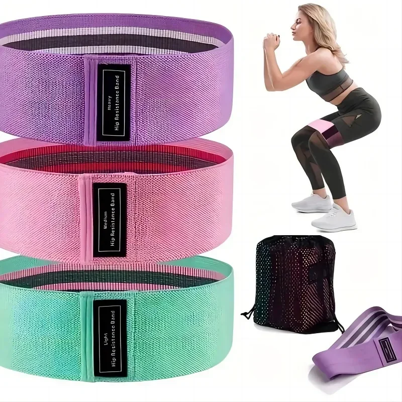 Pilates Yoga Circle - Fabric Resistance Hip Booty Bands Glute
