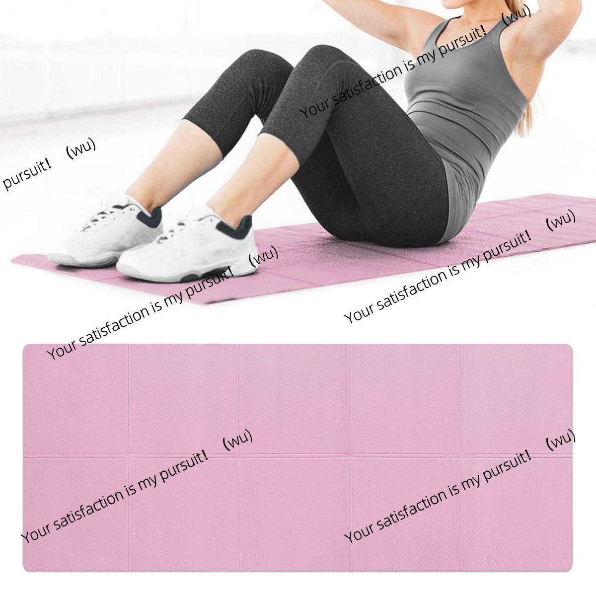 4Mm thick EVA non-slip exercis - Pilates Yoga Etc recension och pris