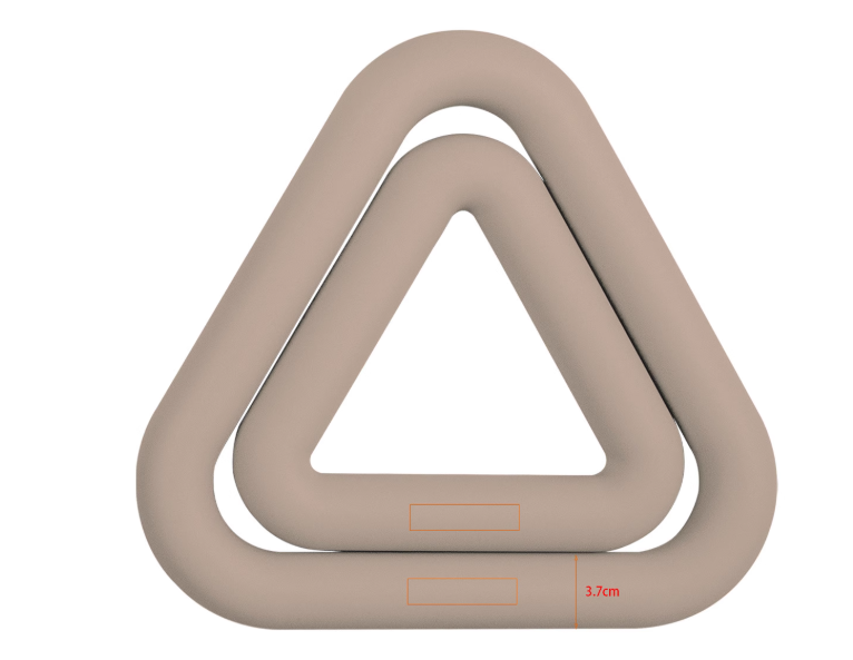 Triangle Iron Ring Yoga Weight - Pilates Yoga Training recension och pris