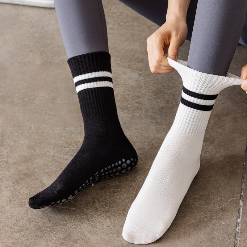 Women Non Slip Yoga Socks, Gri - Pilates Yoga Gym recension och pris