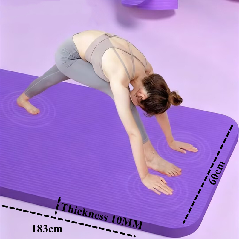 Training 183x60cm  Non-slip Tr - Pilates Yoga Mat Thickness recension och pris