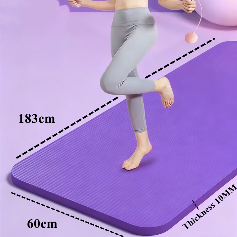 Training 183x60cm  Non-slip Tr - Pilates Yoga Mat Thickness recension och pris