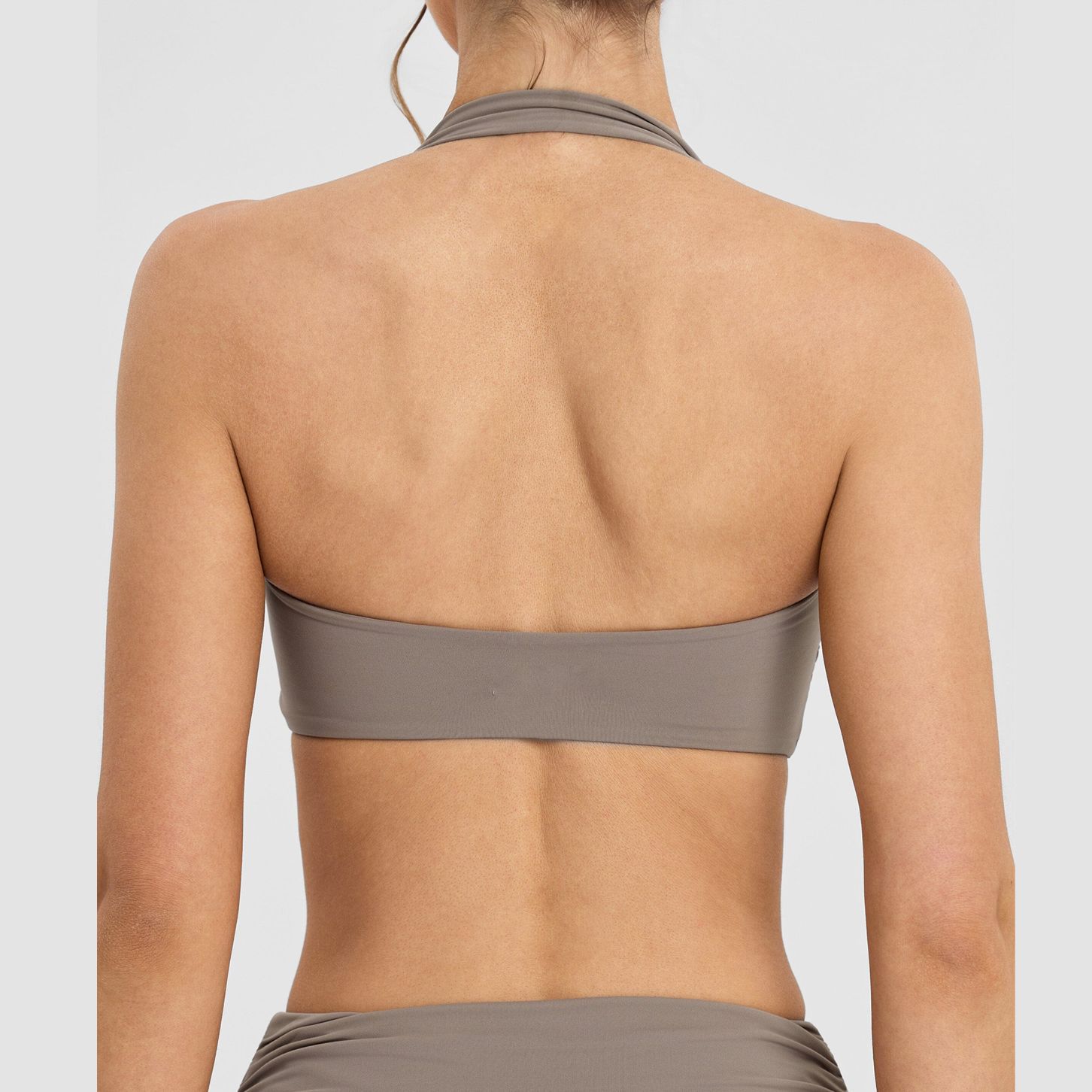 Women Halter Ruched Yoga Bra P - Pilates Yoga Stretching recension och pris