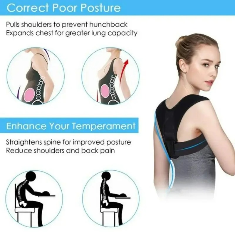 Back Posture Correction Belt H - Posture Pole Corrector recension och pris