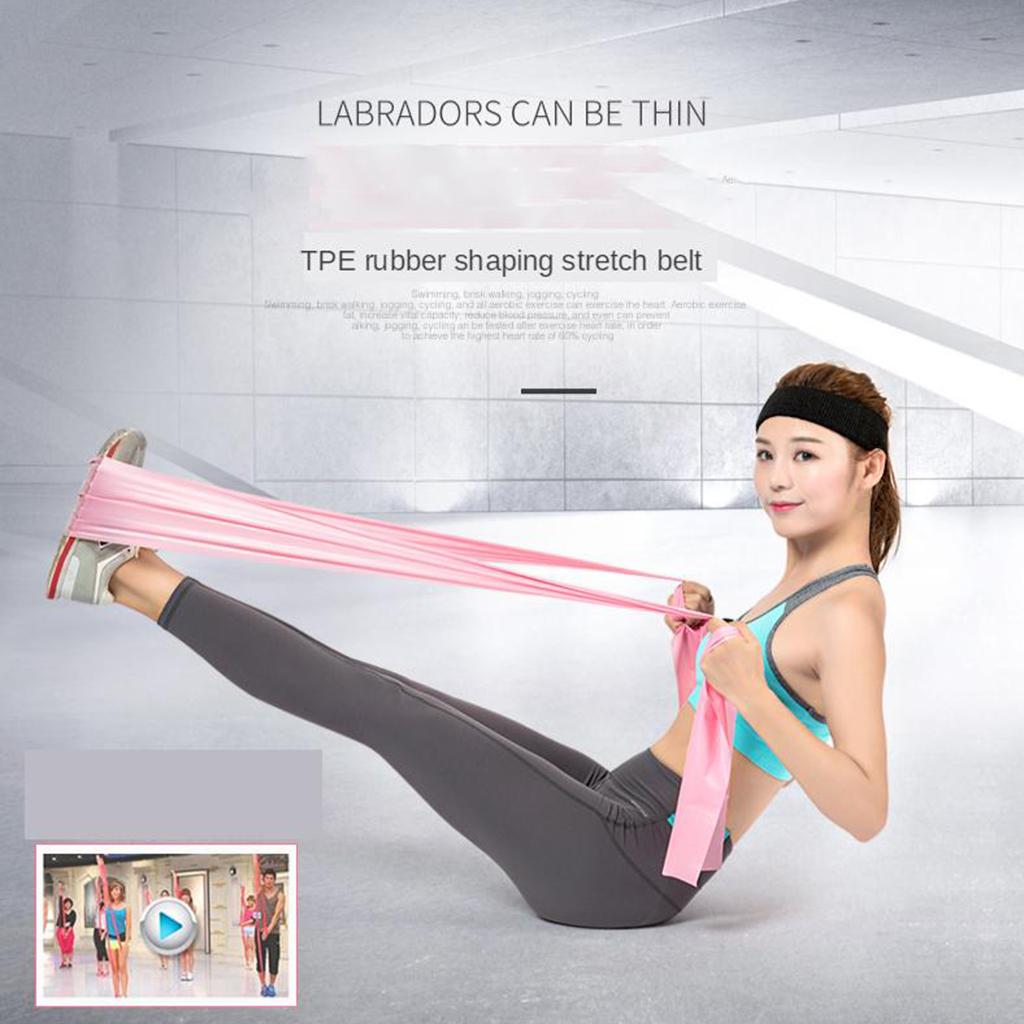 Long Stretch Exercise Bands TP - Pilates Yoga Stretching recension och pris