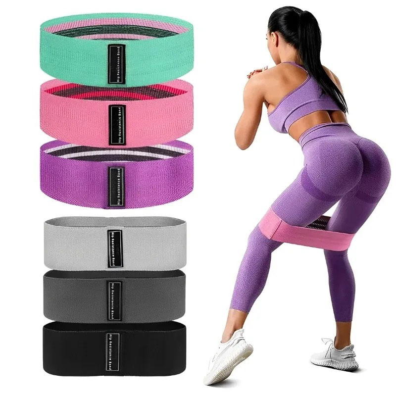 3Pcs Fabric Resistance Hip Boo - Pilates Yoga Circle recension och pris
