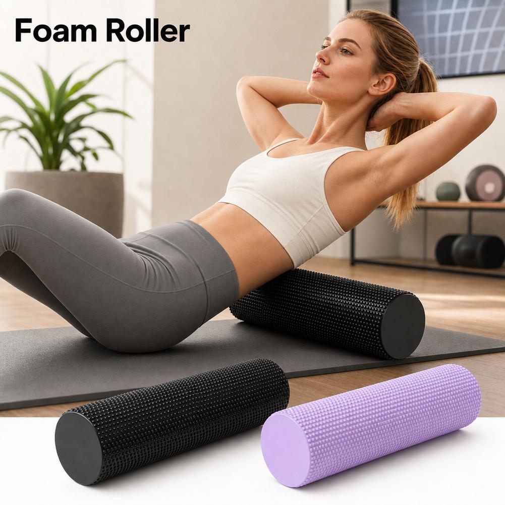 EVA Yoga Foam Roller High Dens - Pilates Yoga Stretching recension och pris