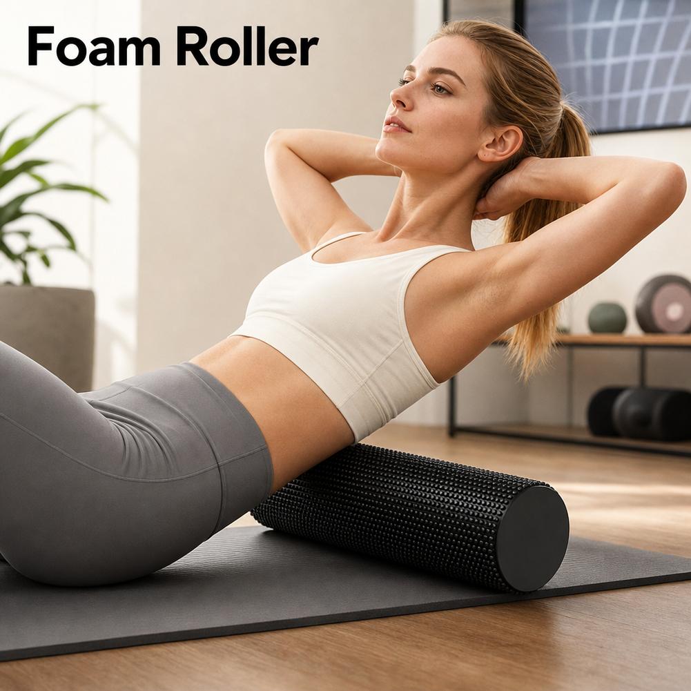 EVA Yoga Foam Roller High Dens - Pilates Yoga Stretching recension och pris