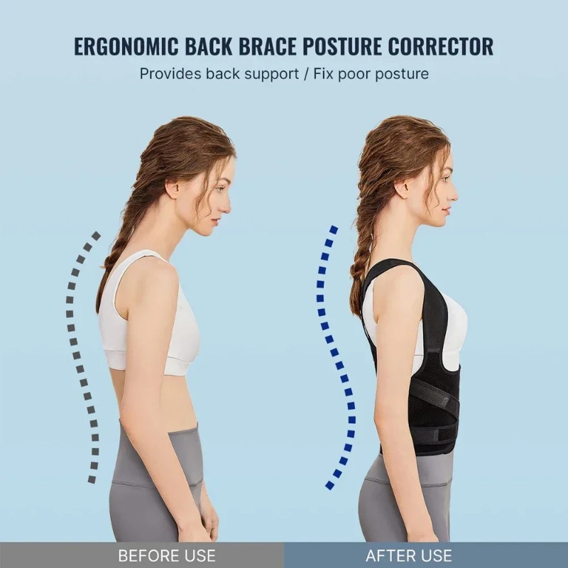 Back Brace Posture Corrector f - Posture Pole Corrector recension och pris