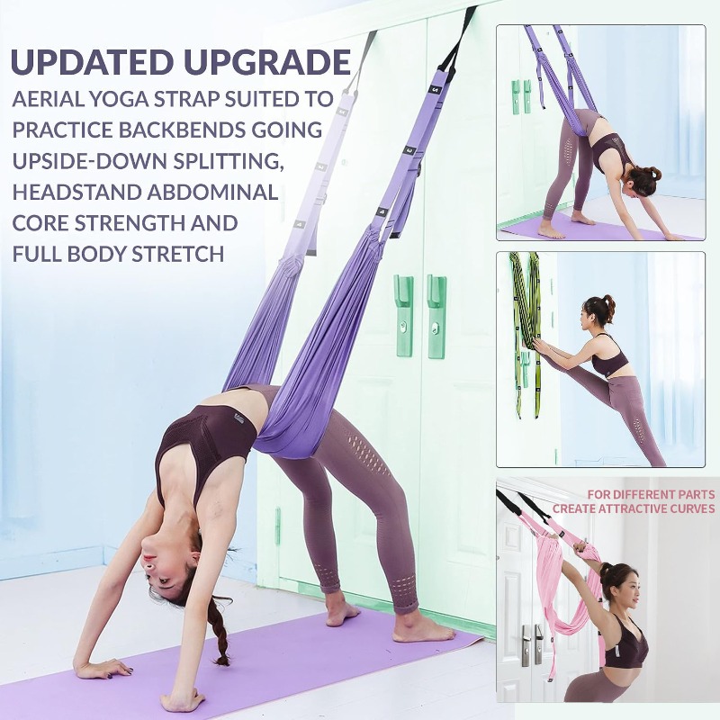 Adjustable Aerial Yoga Hammock - Pilates Yoga Stretching recension och pris