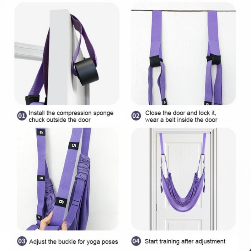 Adjustable Aerial Yoga Hammock - Pilates Yoga Stretching recension och pris