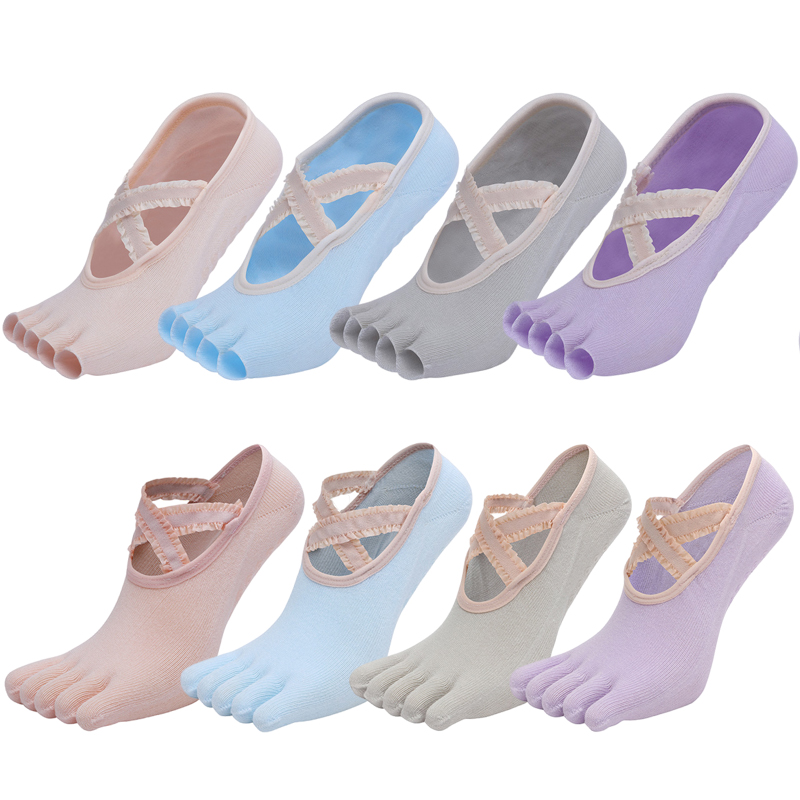 Five Finger Yoga Socks Lace Cr - Pilates Yoga Gym recension och pris