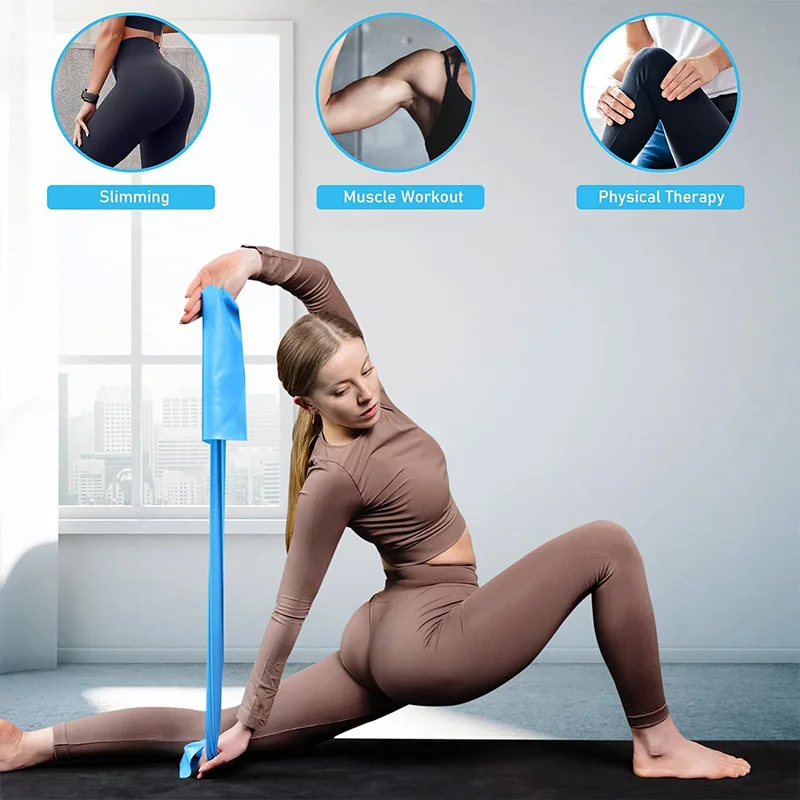 Elastic Yoga Fitness Bands Yog - Pilates Yoga Stretching recension och pris
